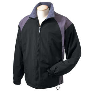 Chestnut Hill Mens Capstone Colorblock Jacket - Dark/All Black