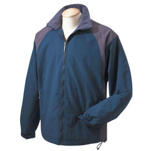 Chestnut Hill Mens Capstone Colorblock Jacket - Dark/All Blue, New Navy
