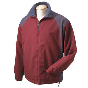 Chestnut Hill Mens Capstone Colorblock Jacket - Dark/All Merlot