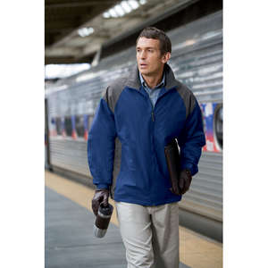 Chestnut Hill Mens Capstone Colorblock Jacket - Dark/All 