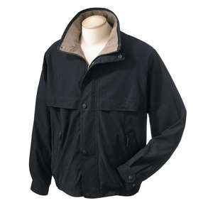 Chestnut Hill Unisex Lodge Microfiber Jacket - Dark/All Black/Khaki, Surplus