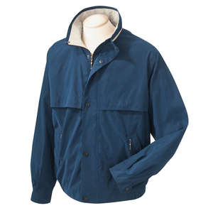 Chestnut Hill Unisex Lodge Microfiber Jacket - Dark/All Blue, New Navy/Gray, Stone