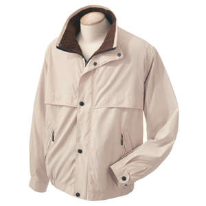 Chestnut Hill Unisex Lodge Microfiber Jacket - Dark/All Gray, Stone/Espresso