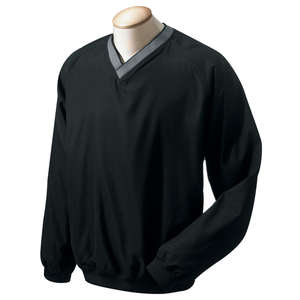 Chestnut Hill Mens Wind Shirt - Dark/All Black