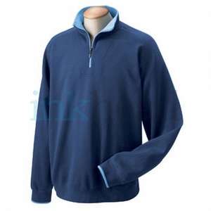 Chestnut Hill Mens Performance Plus Quarter-Zip Pullover - Dark/All