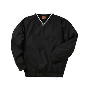 Harriton Microfiber Wind Shirt - Dark/All Black/White