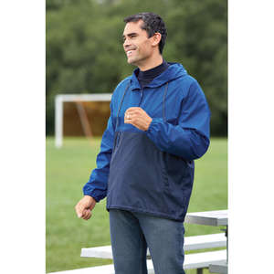 Harriton Packable Nylon Jacket - Dark/All 