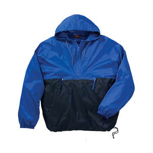 Harriton Packable Nylon Jacket - Dark/All Blue, Royal Navy
