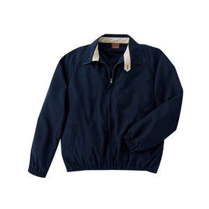 Harriton Microfiber Club Jacket - Dark/All Blue, Navy/Gray, Stone