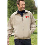 Personalized Jackets - Harriton Microfiber Club Jacket - Dark/All