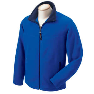 Chestnut Hill Unisex Polartec Full-Zip Microfleece Jacket - Dark/All Blue, True Royal/Blue, True Navy