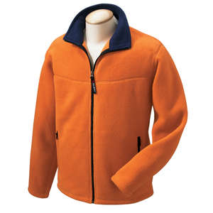 Chestnut Hill Unisex Polartec Full-Zip Microfleece Jacket - Dark/All Hawthorne/Blue, True Navy