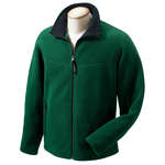 Customized Outerwear - Chestnut Hill Unisex Polartec Full-Zip Microfleece Jacket - Dark/All