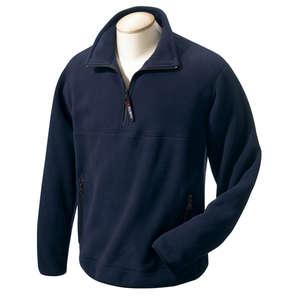Chestnut Hill Unisex Polartec Quarter-Zip Jacket - Dark/All Blue, True Navy/Blue, True Navy