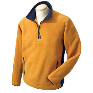 Chestnut Hill Unisex Polartec Quarter-Zip Jacket - Dark/All Hawthorne/Blue, True Navy