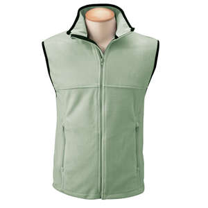 Custom Promotional Chestnut Hill Unisex Microfleece Full Zip Vest - Dark/All