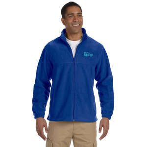Custom Promotional Harriton Mens Full-Zip Fleece - Dark/All