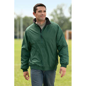 Harriton Unisex Fleece Lined Nylon Jacket - Dark/All