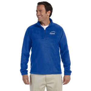 Custom Promotional Harriton Unisex 1/4-Zip Fleece Pullover - Dark/All