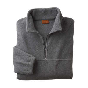 Harriton Unisex 1/4-Zip Fleece Pullover - Dark/All Charcoal