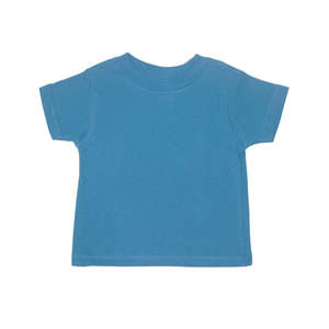 Rabbit Skins Toddler Short Sleeve Tee - Dark/Color Turquoise