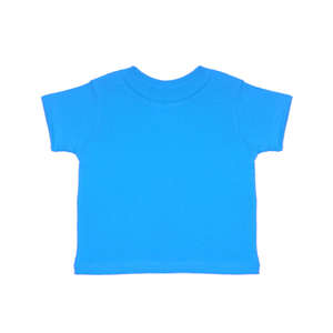 Rabbit Skins Toddler Short Sleeve Tee - Dark/Color Turquoise