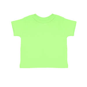 Rabbit Skins Toddler Short Sleeve Tee - Dark/Color Green, Key Lime