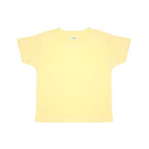 Rabbit Skins Toddler Short Sleeve Tee - Dark/Color Yellow, Banana