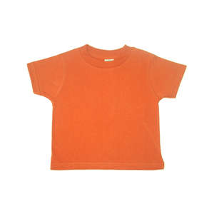 Rabbit Skins Toddler Short Sleeve Tee - Dark/Color Orange, Texas
