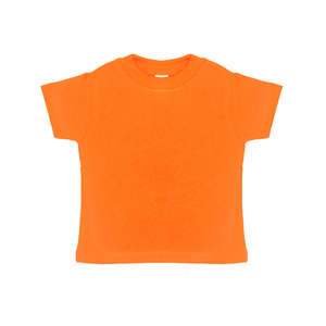 Rabbit Skins Toddler Short Sleeve Tee - Dark/Color Orange