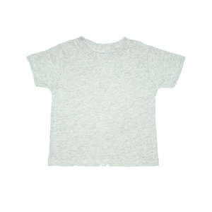 Rabbit Skins Toddler Short Sleeve Tee - Light/Heather Gray, Ash