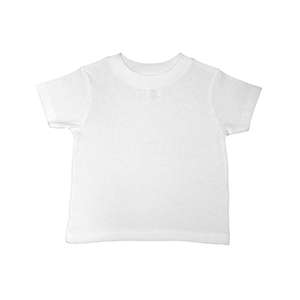 Rabbit Skins Toddler Short Sleeve Tee - White/Neutral White
