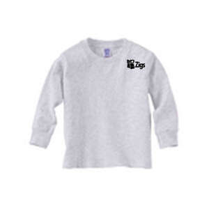 Custom Promotional Rabbit Skins Toddler Long Sleeve Tee - Dark/Color