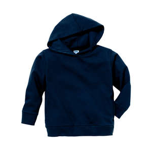 Rabbit Skins Toddler Pullover Hood Sweatshirt - Dark/Color Blue, Navy
