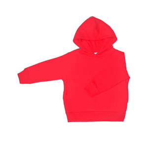 Rabbit Skins Toddler Pullover Hood Sweatshirt - Dark/Color Red