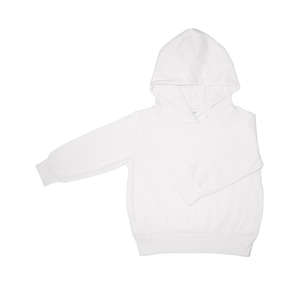 Rabbit Skins Toddler Pullover Hood Sweatshirt - White/Neutral White