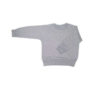Rabbit Skins Toddler Sweatshirt - Light/Heather Gray, Heathered Dark