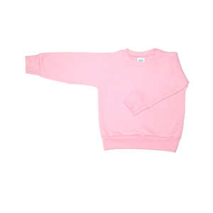 Rabbit Skins Toddler Sweatshirt - Light/Heather Pink