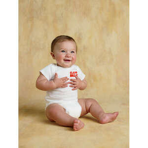Custom Promotional Rabbit Skins Infant Lap Shoulder Tee - White/Neutral