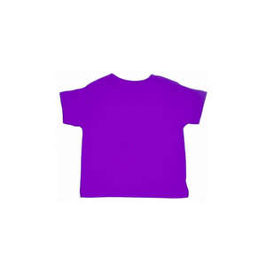 Rabbit Skins Infant Short Sleeve Tee - Dark/Color Purple