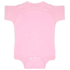 Rabbit Skins Infant Creeper - Light/Heather Pink