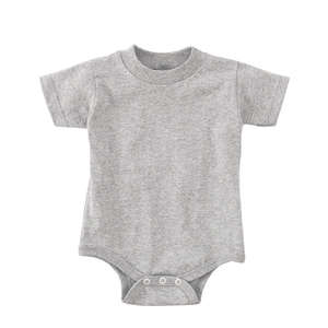 Custom Promotional Rabbit Skins Infant Creeper - Light/Heather