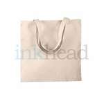 Business Tote Bags - Harriton Canvas Tote - White/Neutral (6 oz)