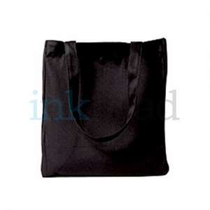 Custom Promotional Harriton Canvas Tote - Dark/Color (8 oz)