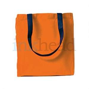 Harriton Canvas Tote - Dark/Color (8 oz)