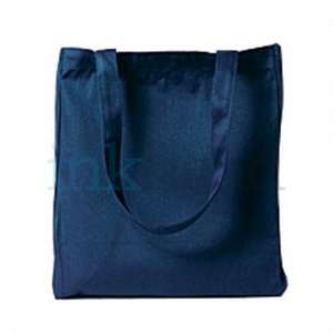 Harriton Canvas Tote - Dark/Color (8 oz)