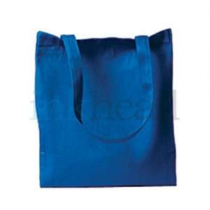 Harriton Canvas Tote - Dark/Color (8 oz)