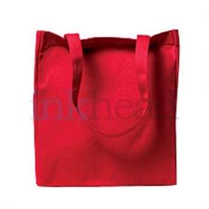 Harriton Canvas Tote - Dark/Color (8 oz)