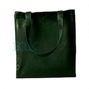 Harriton Canvas Tote - Dark/Color (8 oz)