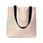 Imprinted Tote Bags - Harriton Canvas Tote - White/Neutral (8 oz)